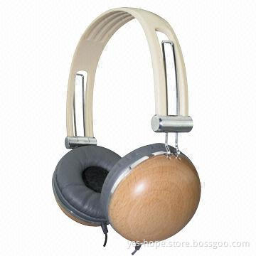 2012 Most Popular Wooden Headphone, 20-20,000Hz Frequency and 80mW Maximum Input Power